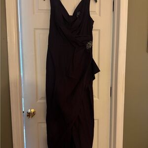Elegant Deep Plum Evening Dress